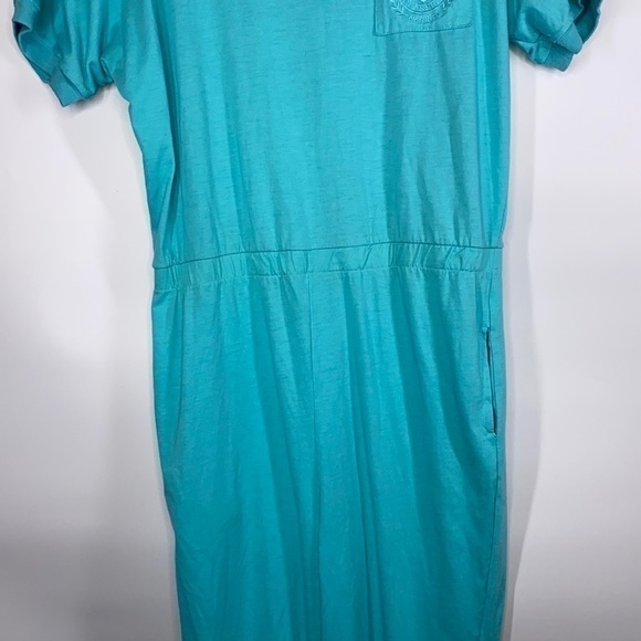 Vintage Justin Allen Sailing Sport Classics Blue 80's Jumpsuit Rare Size Large - Picture 6 of 15